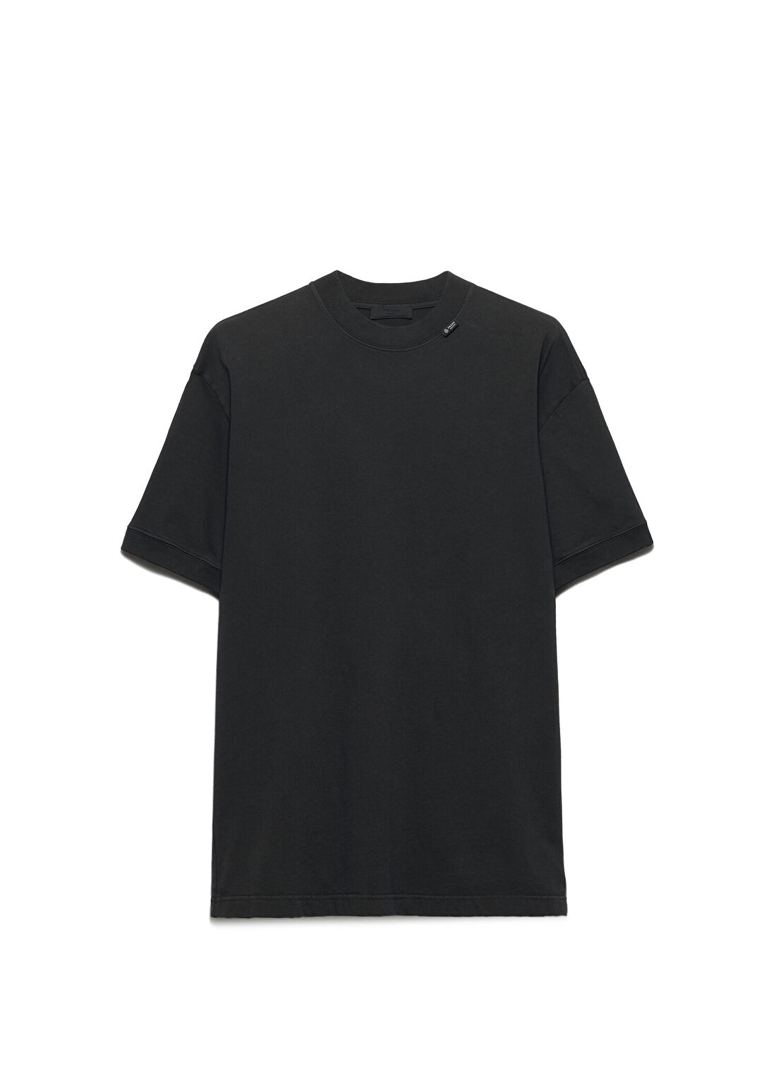 Prada Gri Pamuklu Kısa Kollu Erkek T-Shirt