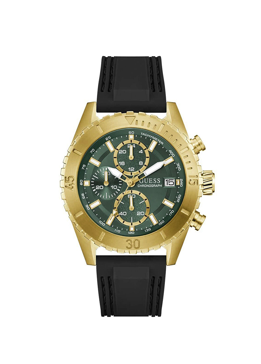 Guess GUGW0967G2 Siyah Silikon Erkek Kol Saati
