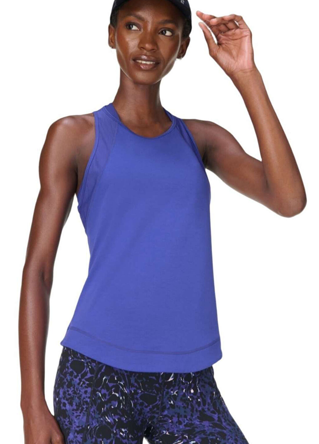 Sweaty Betty Breathe Easy Mesh Run Tank Top Koşu Kadın Spor Atlet görsel 2