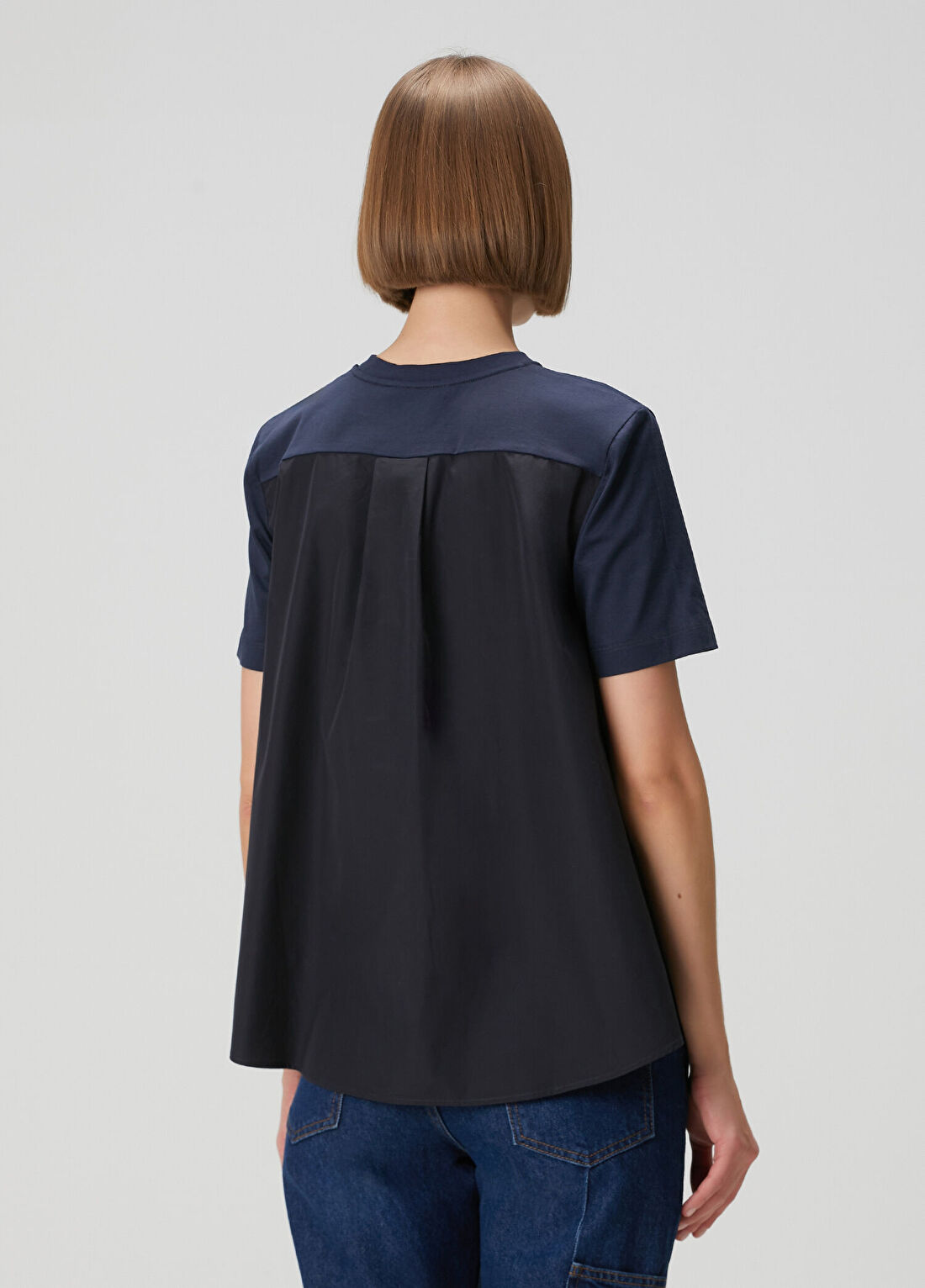 Marni Lacivert Garnili T-shirt görsel 4