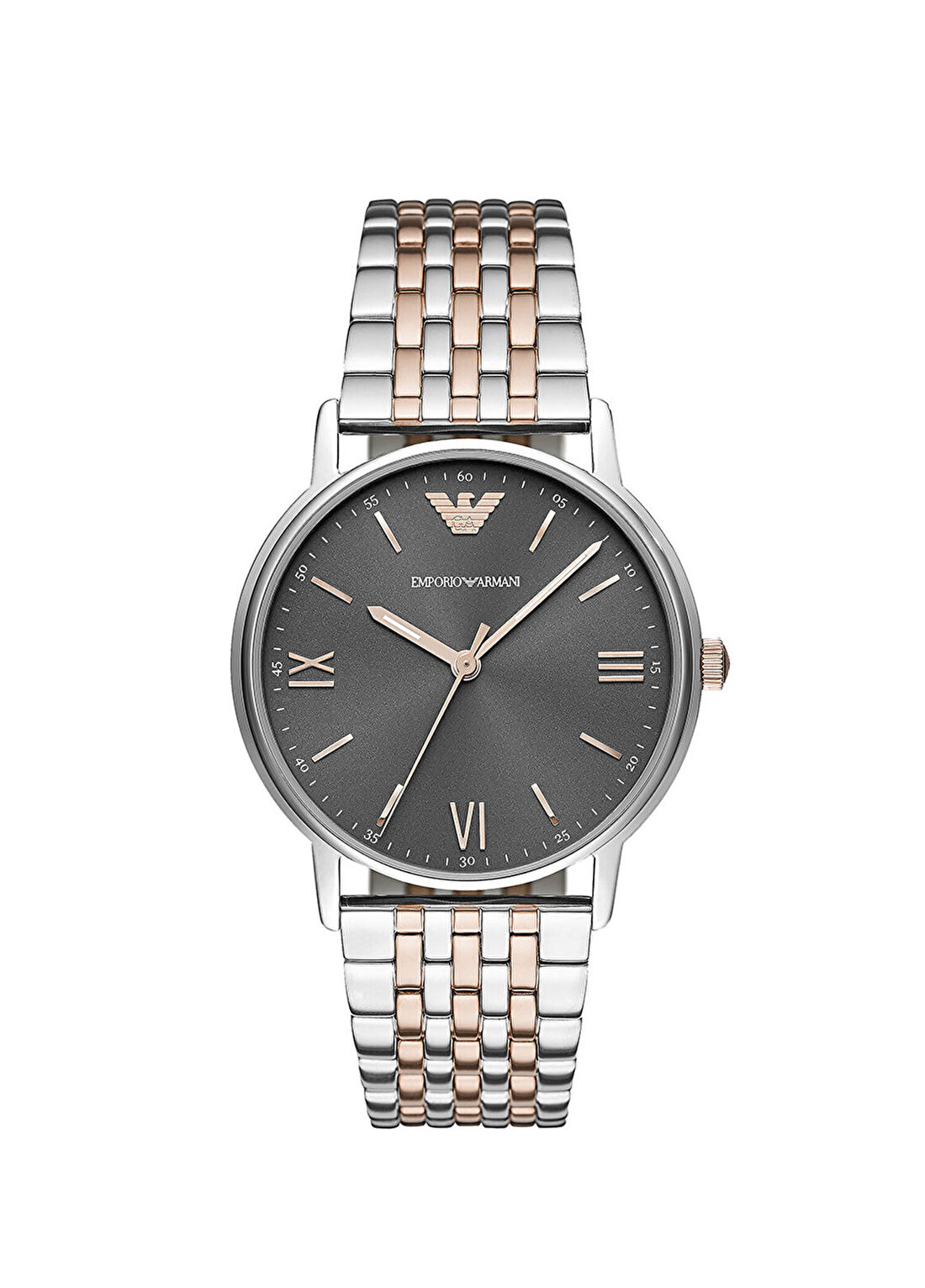 Emporio Armani AR11121 Rose Gold Metalik Gri Erkek Kol Saati
