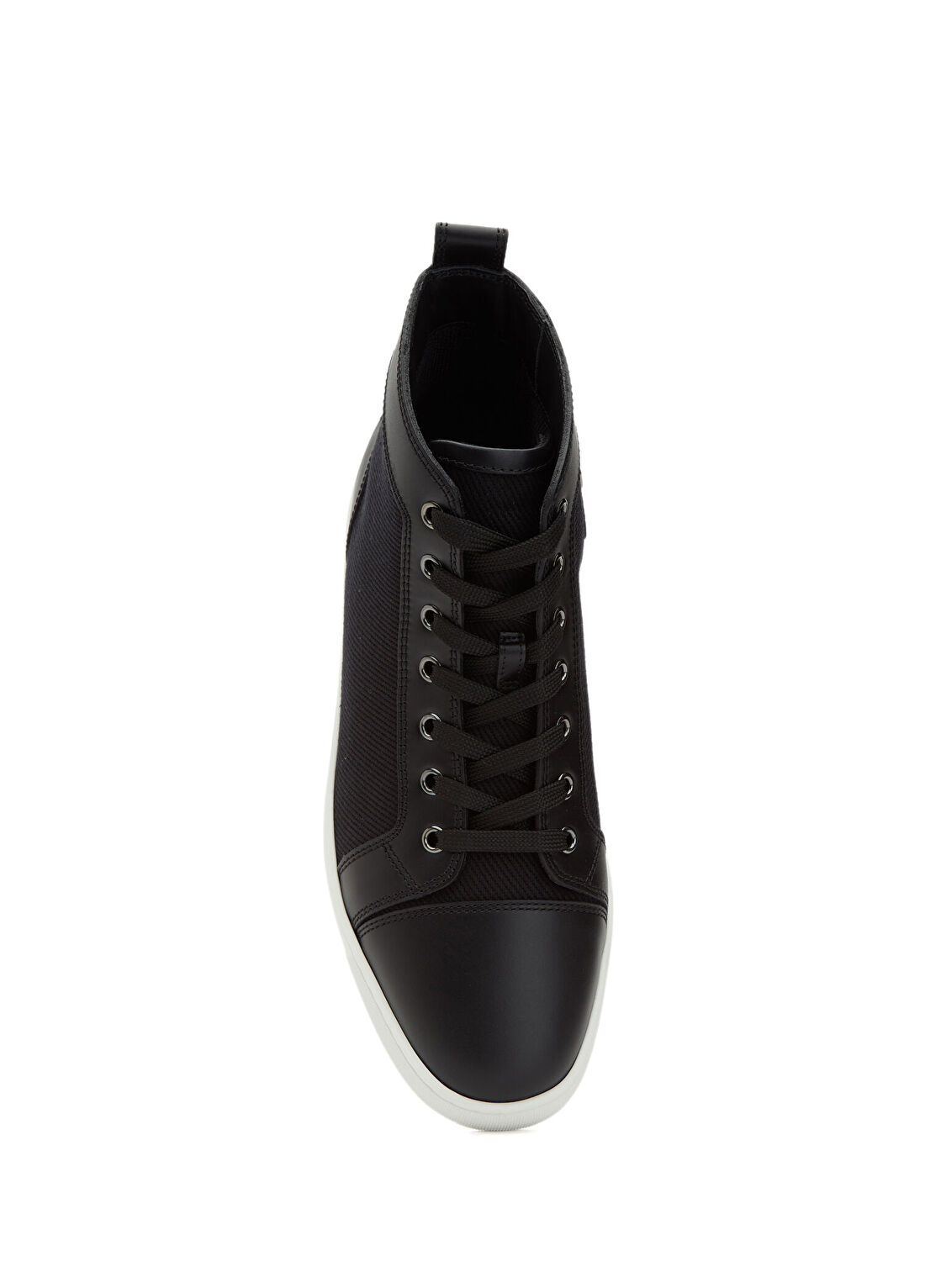 Christian Louboutin Louis Siyah Erkek Deri Sneaker görsel 4
