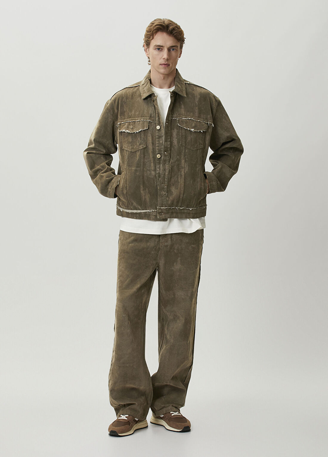 Les Benjamins Koyu Haki Jean Pantolon