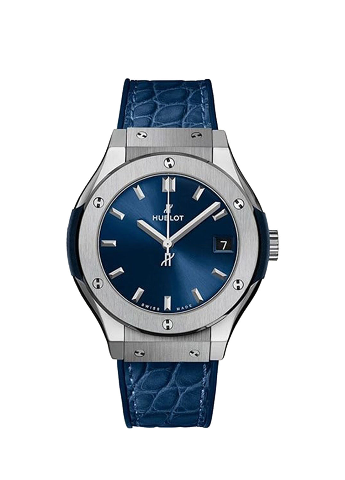 Hublot Classic Fusion Titanyum Blue Diamonds Kadın Saat