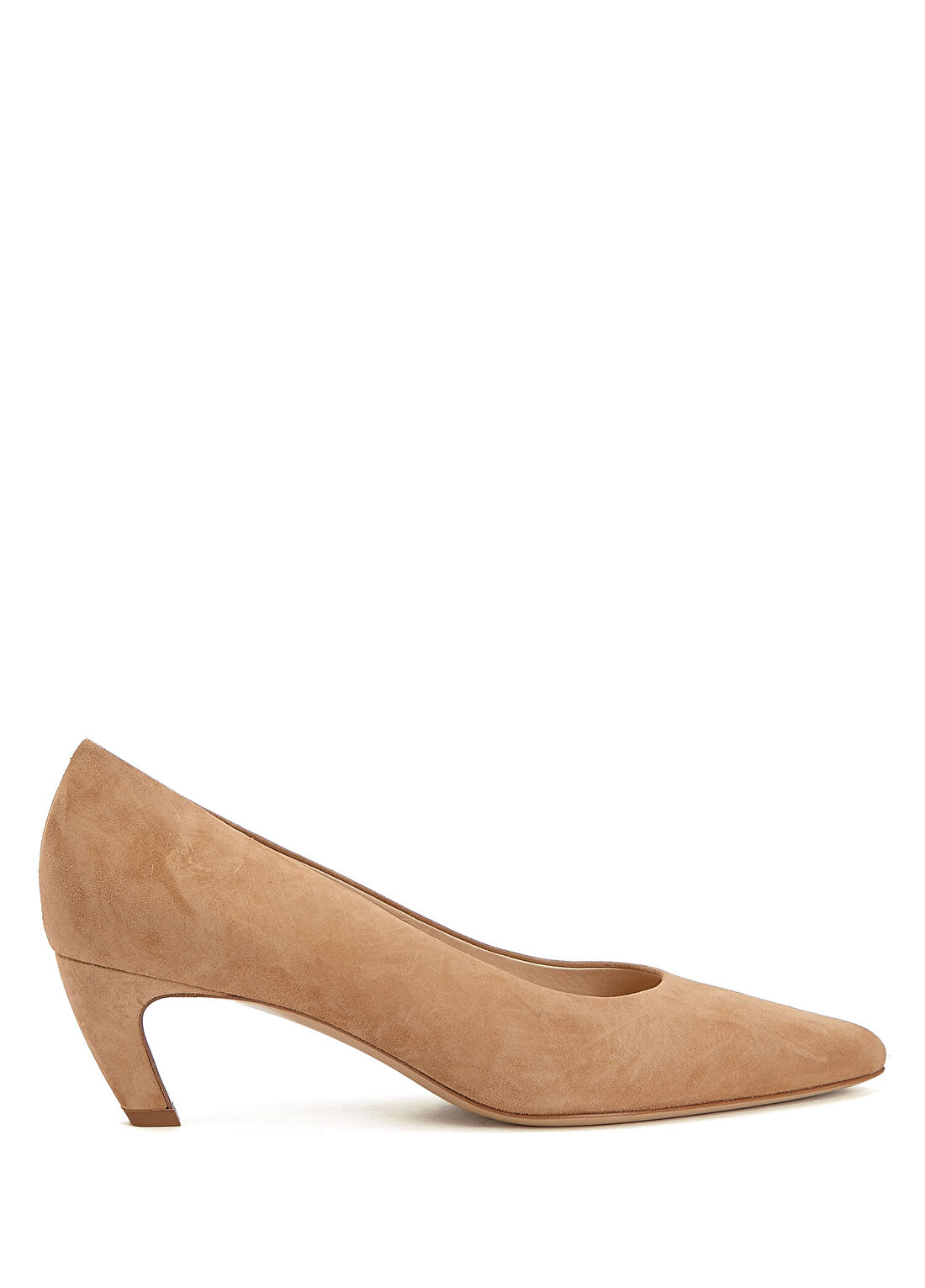 Gabriela Hearst Peggy Camel Süet Topuklu Ayakkabı