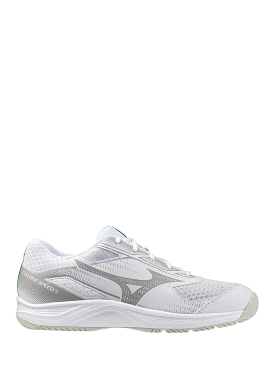 Mizuno Cyclone Speed 5 Beyaz Gri Unisex Voleybol Ayakkabısı