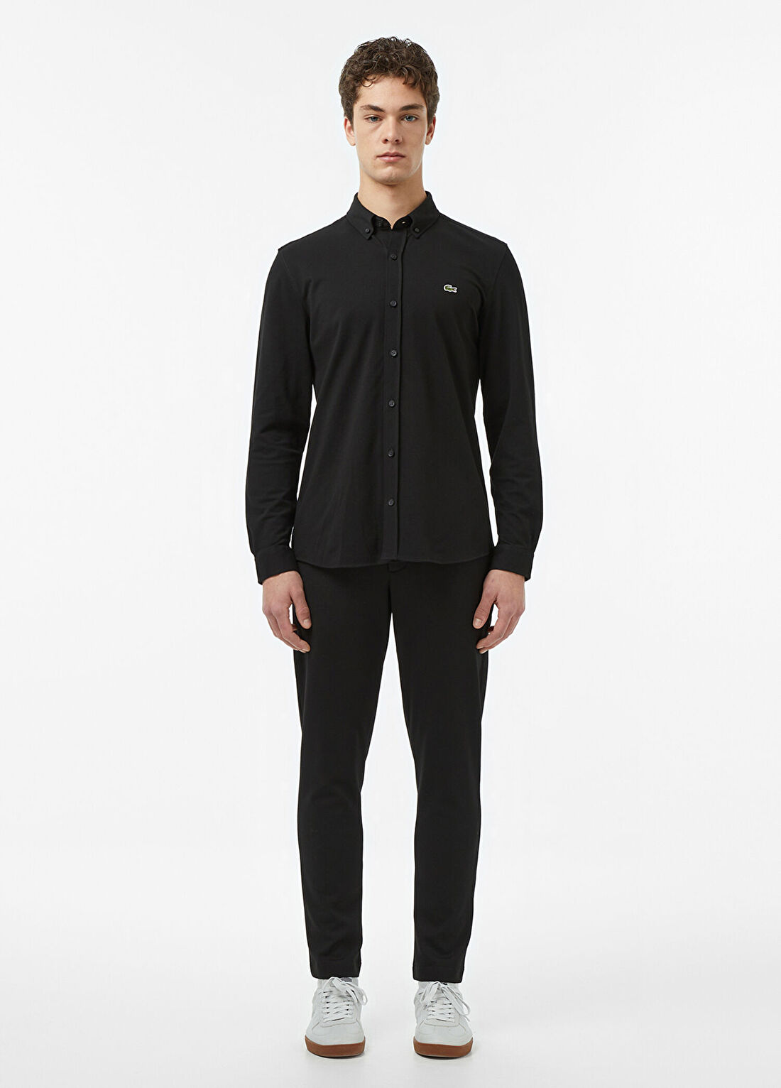 Lacoste Siyah Regular Fit Erkek Klasik Pantolon