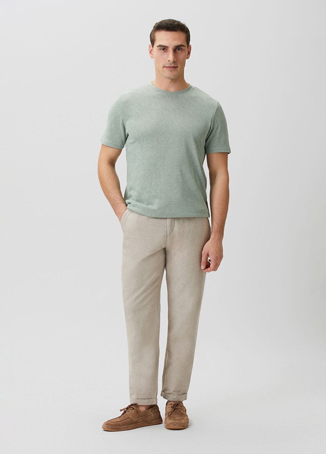 Network Mint Basic T-shirt görsel 2