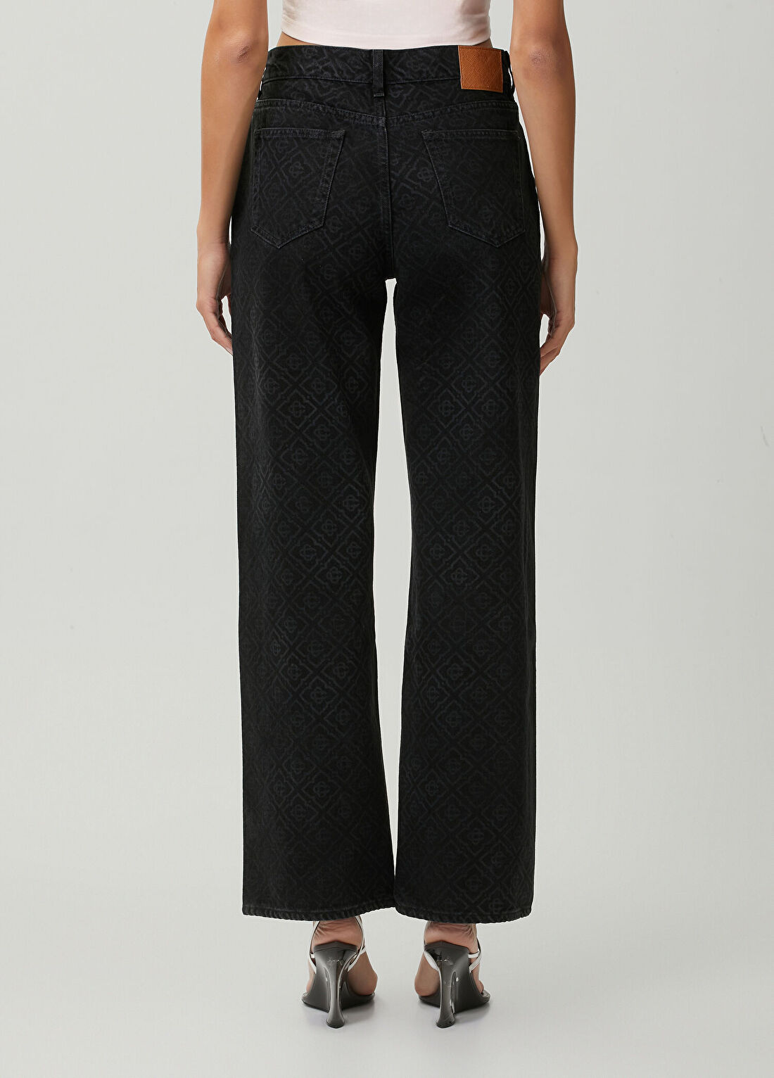 Casablanca Monogram Baggy Jean görsel 4