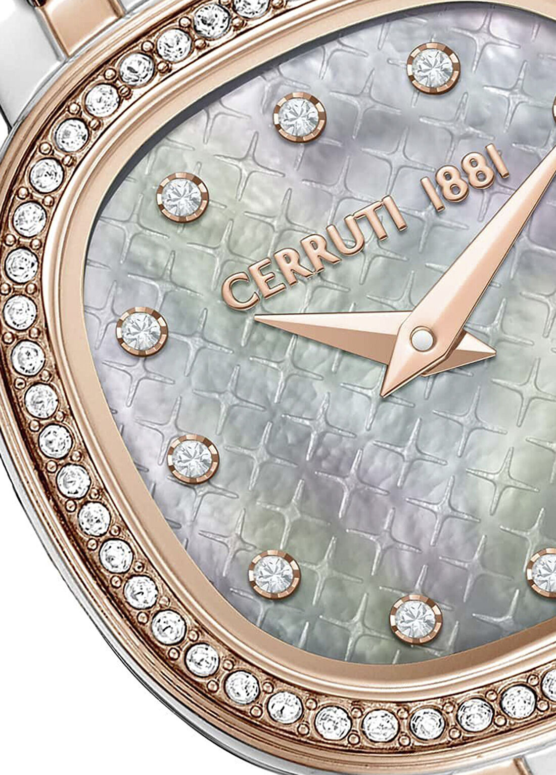 Cerruti 1881 CIWLG0072910 Metalik Gri Rose Gold Çelik Kadın Kol Saati görsel 4