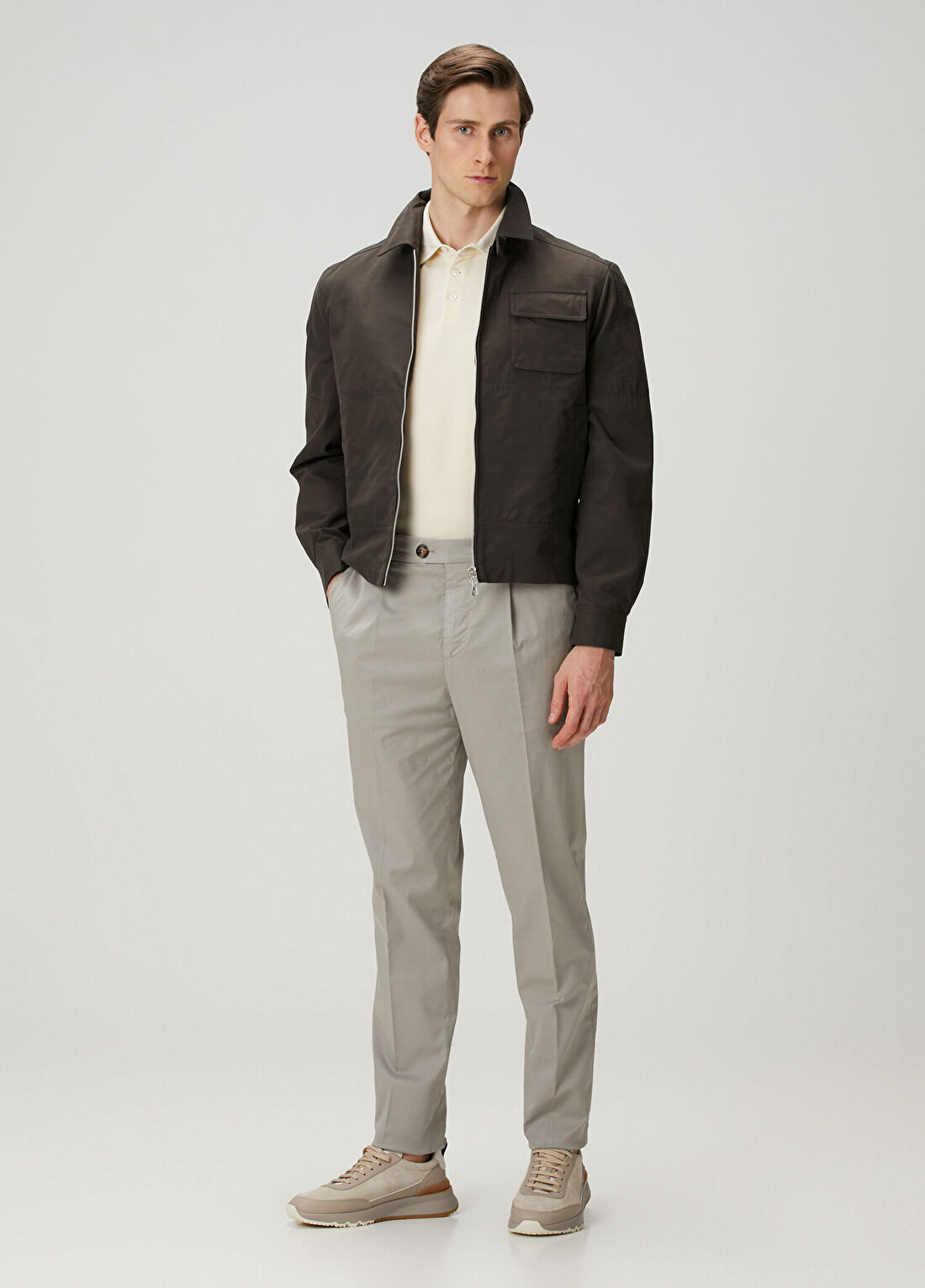 Brunello Cucinelli Gri Pilili Pantolon