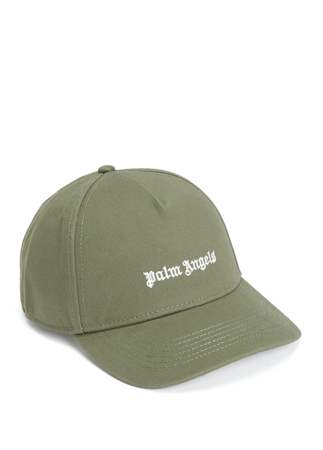 Palm Angels Açık Haki Logo Nakışlı Erkek Şapka