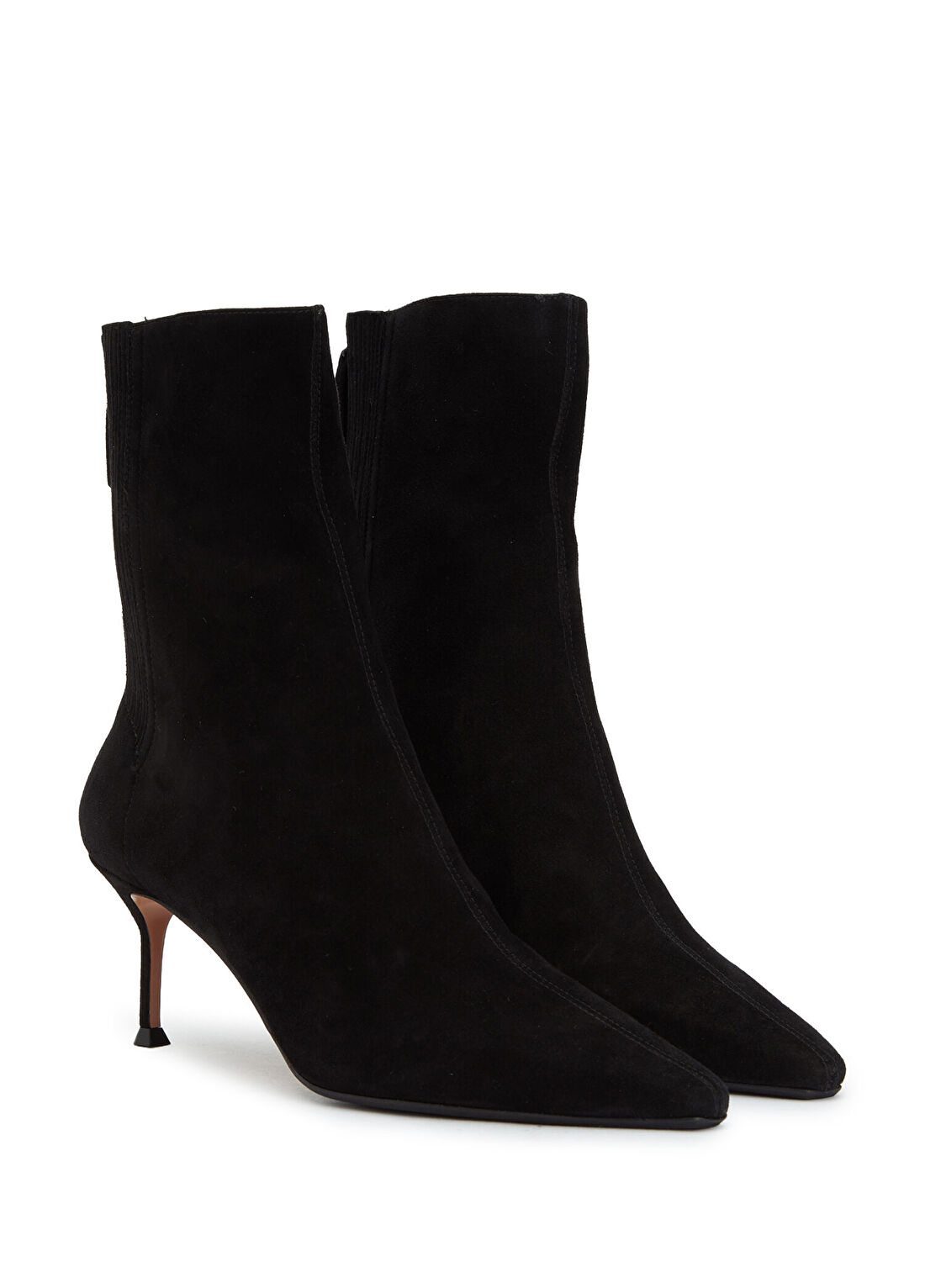 Aquazzura Saint Honore Siyah Kadın Süet Bot görsel 2