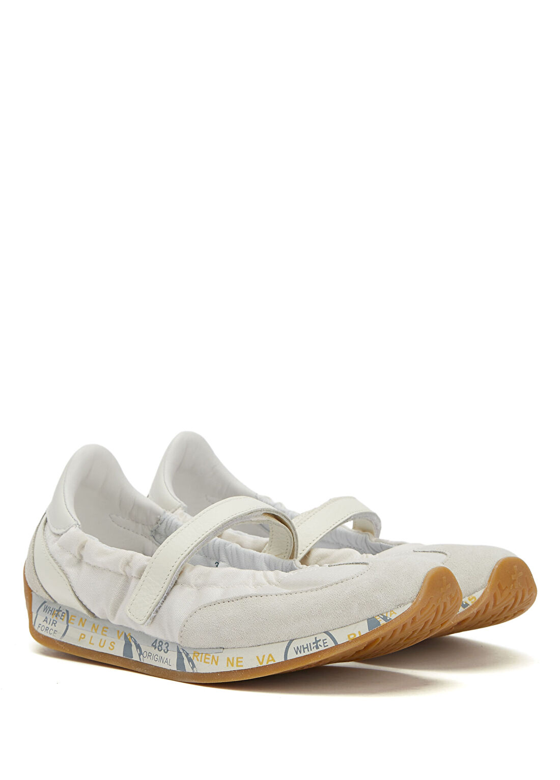 Premiata Rina Krem Kadın Sneaker görsel 2