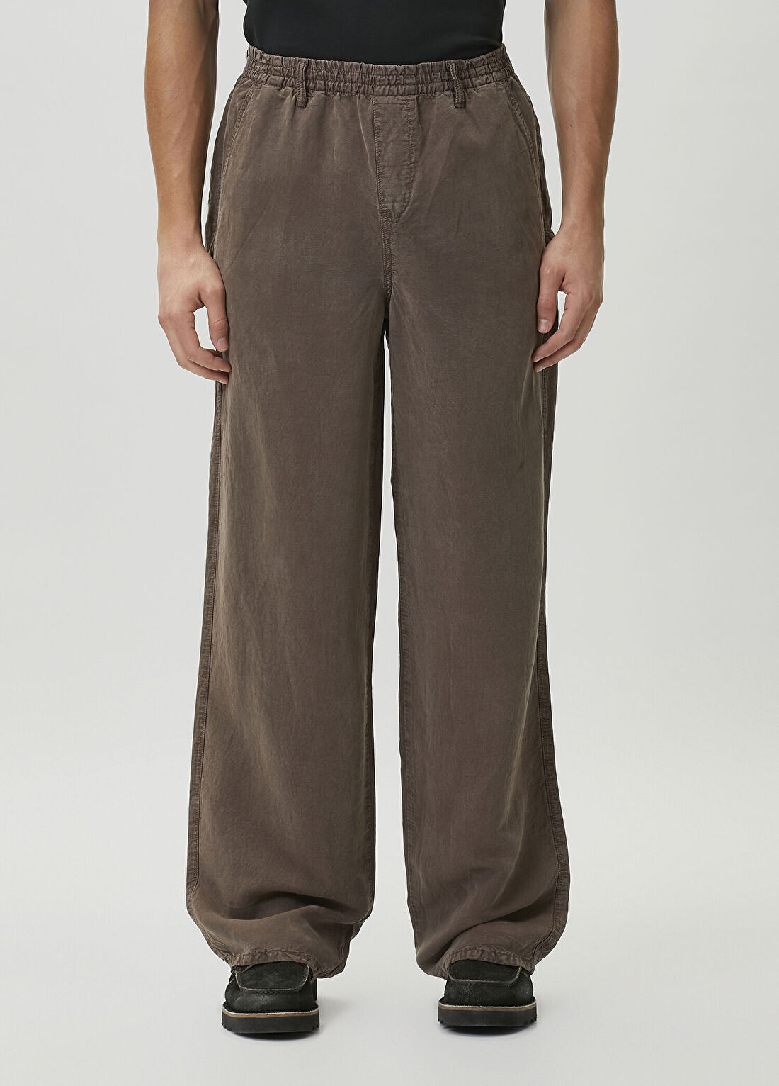 AllSaints Korten Kahverengi Pantolon görsel 2