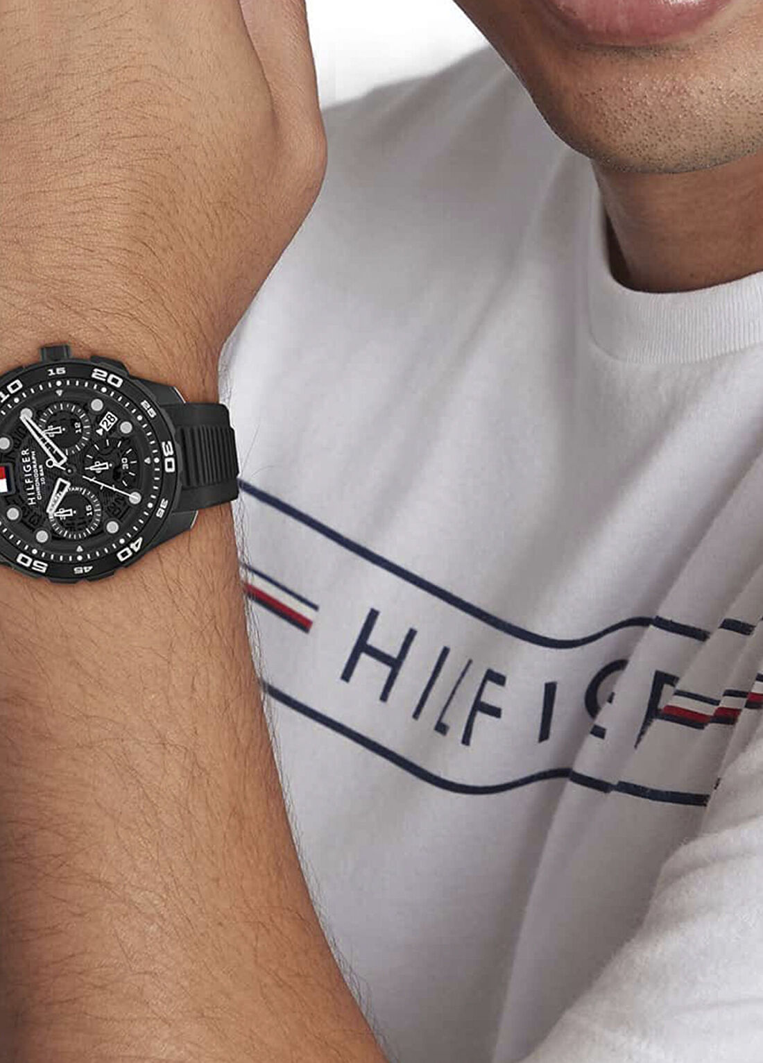 Tommy Hilfiger TH1792233 TH-Regatta Siyah Erkek Kol Saati görsel 4