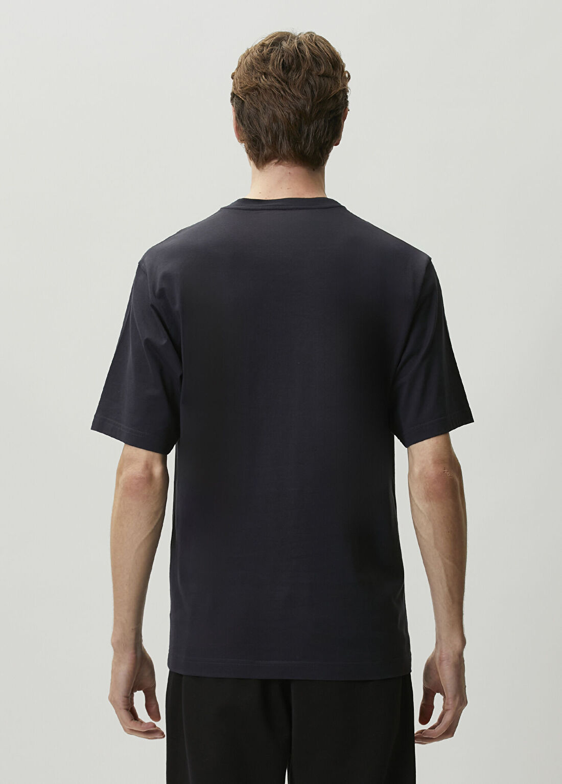 Dolce&Gabbana Lacivert Logo Nakışlı T-shirt görsel 4