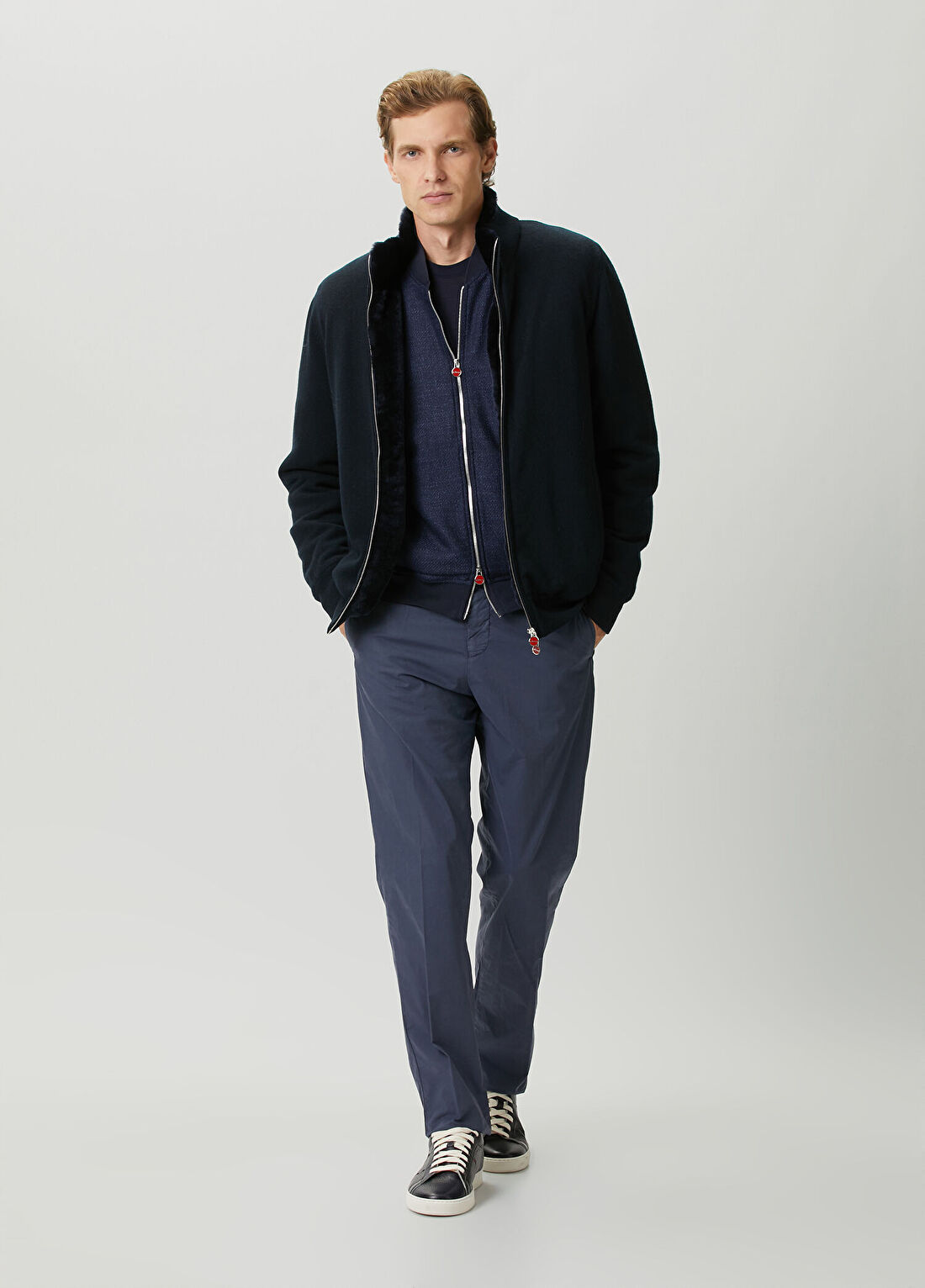 Kiton Petrol Pantolon