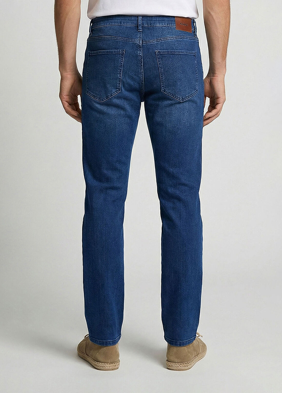 Network Mavi Cashmere Touch Denim Pantolon görsel 3