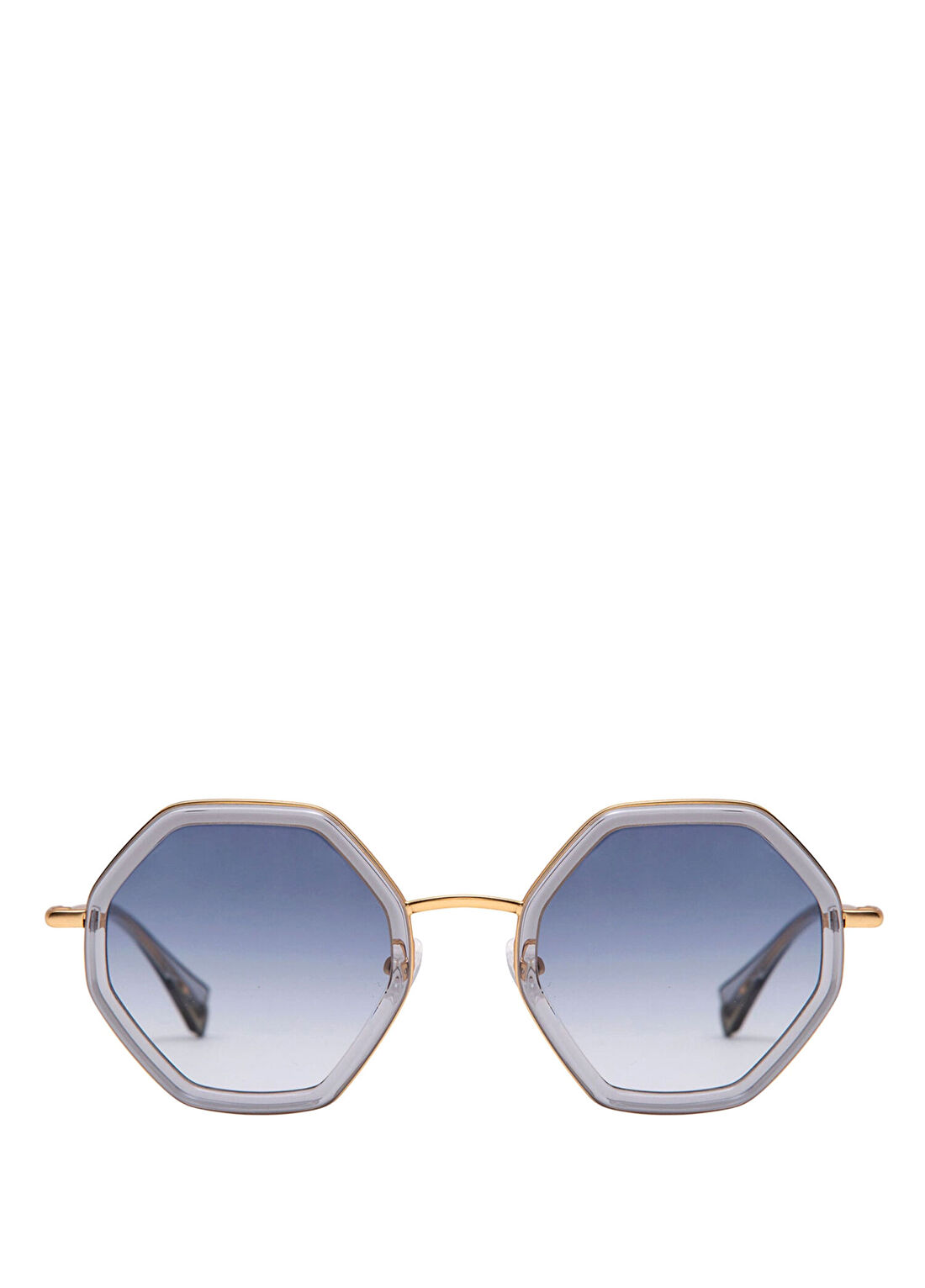 Gigi Studios 6582 4 Altın Rengi Metal Unisex Güneş Gözlüğü görsel 2