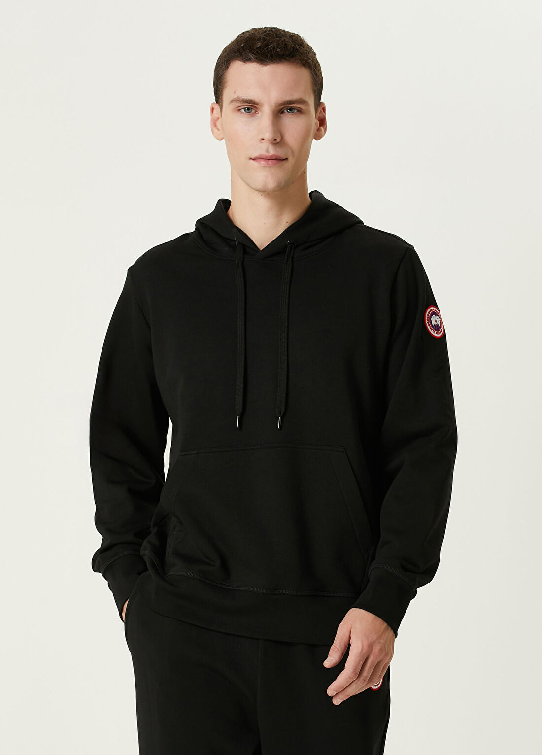 Canada Goose Huron Siyah Kapüşonlu Sweatshirt