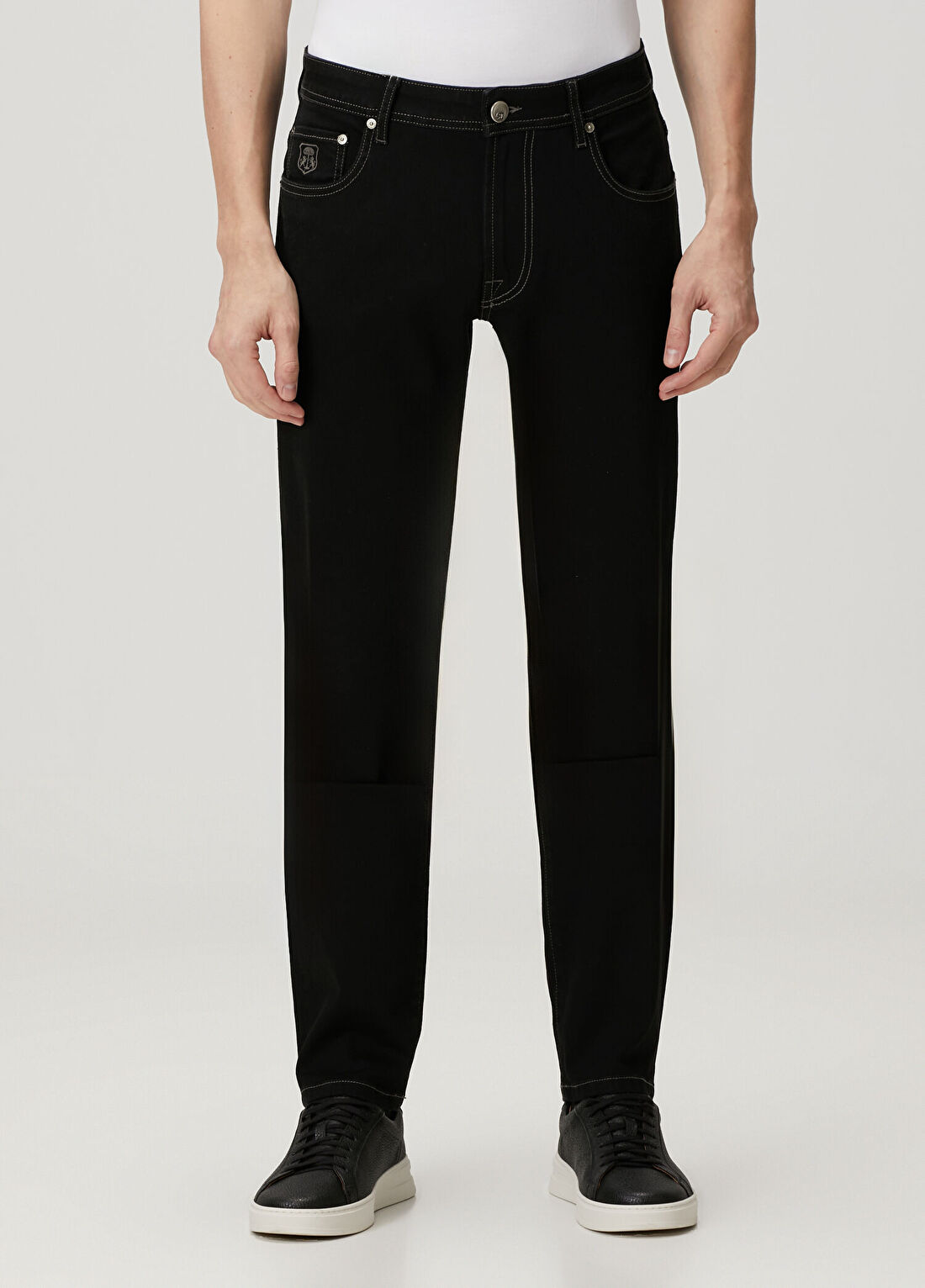 Corneliani Siyah Jean Pantolon görsel 2
