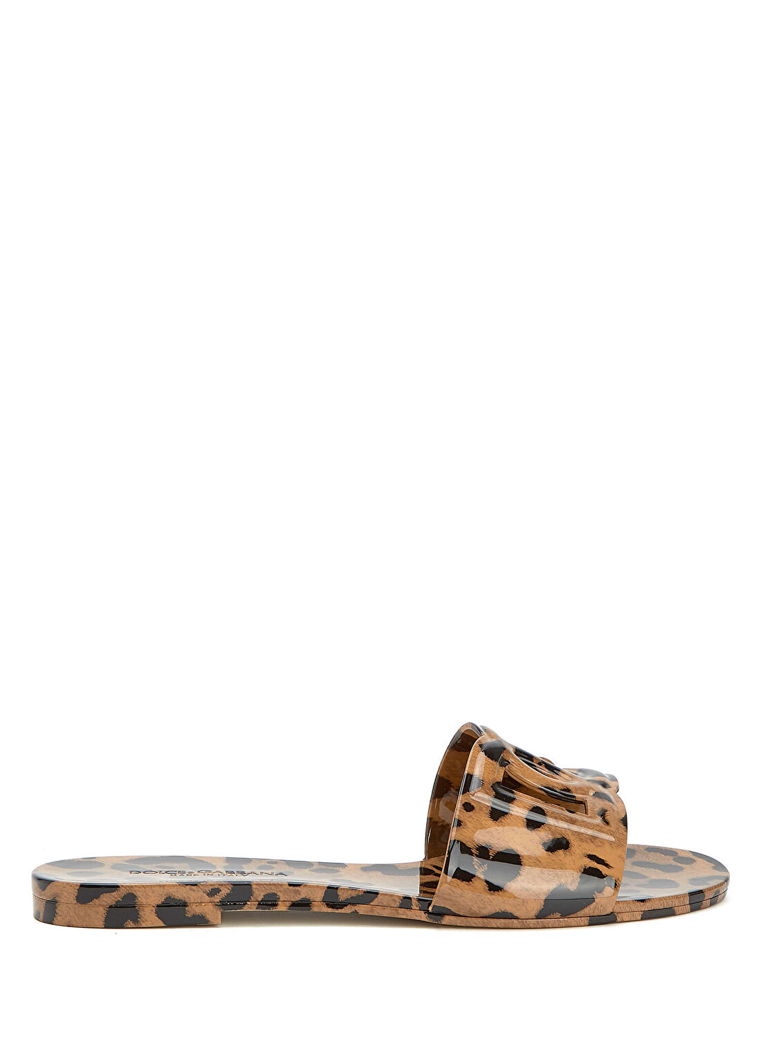 Dolce&Gabbana Leopar Desenli Kadın Plaj Terliği