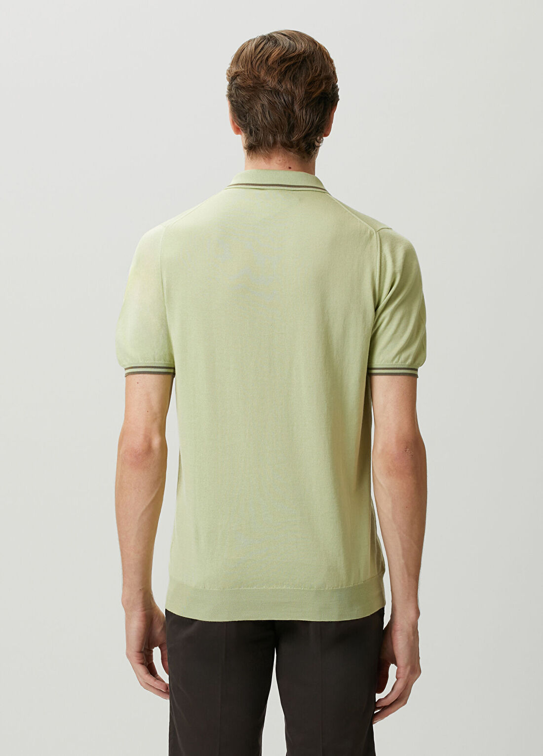 Kiton Yeşil Polo Yaka T-shirt görsel 4