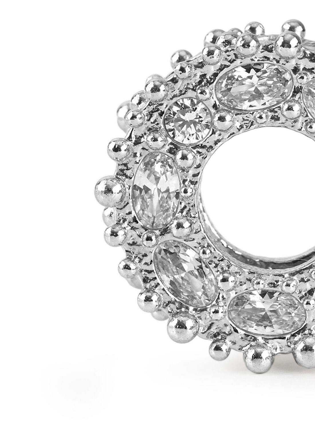 Mea Culpa Royal Ear Cuff Petite Rodyum Kaplama Kadın Kıkırdak Küpe görsel 3