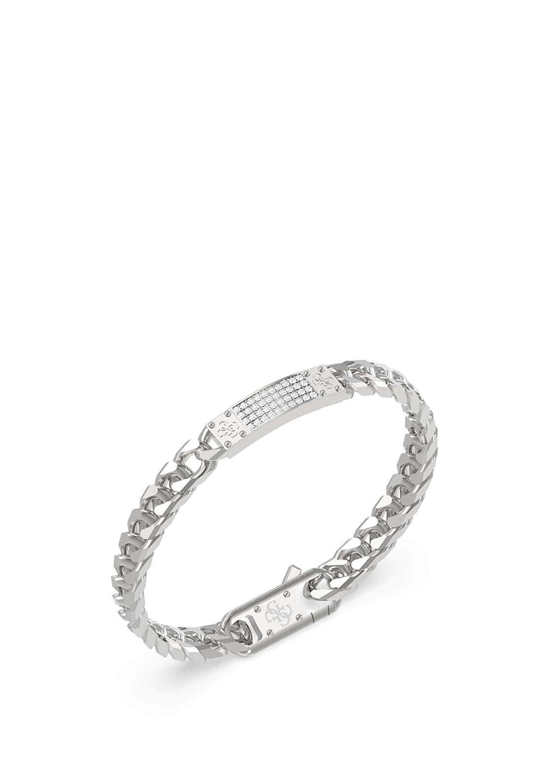Guess JGUJUMB06031JWSTS Metalik Gri Çelik Erkek Bileklik