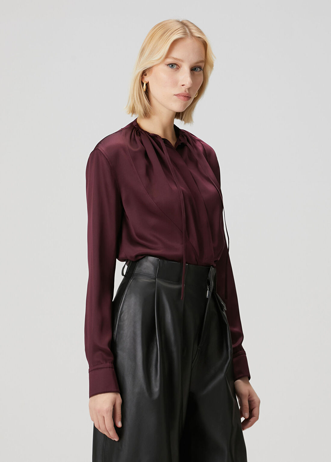 Loewe Bordo İpek Gömlek