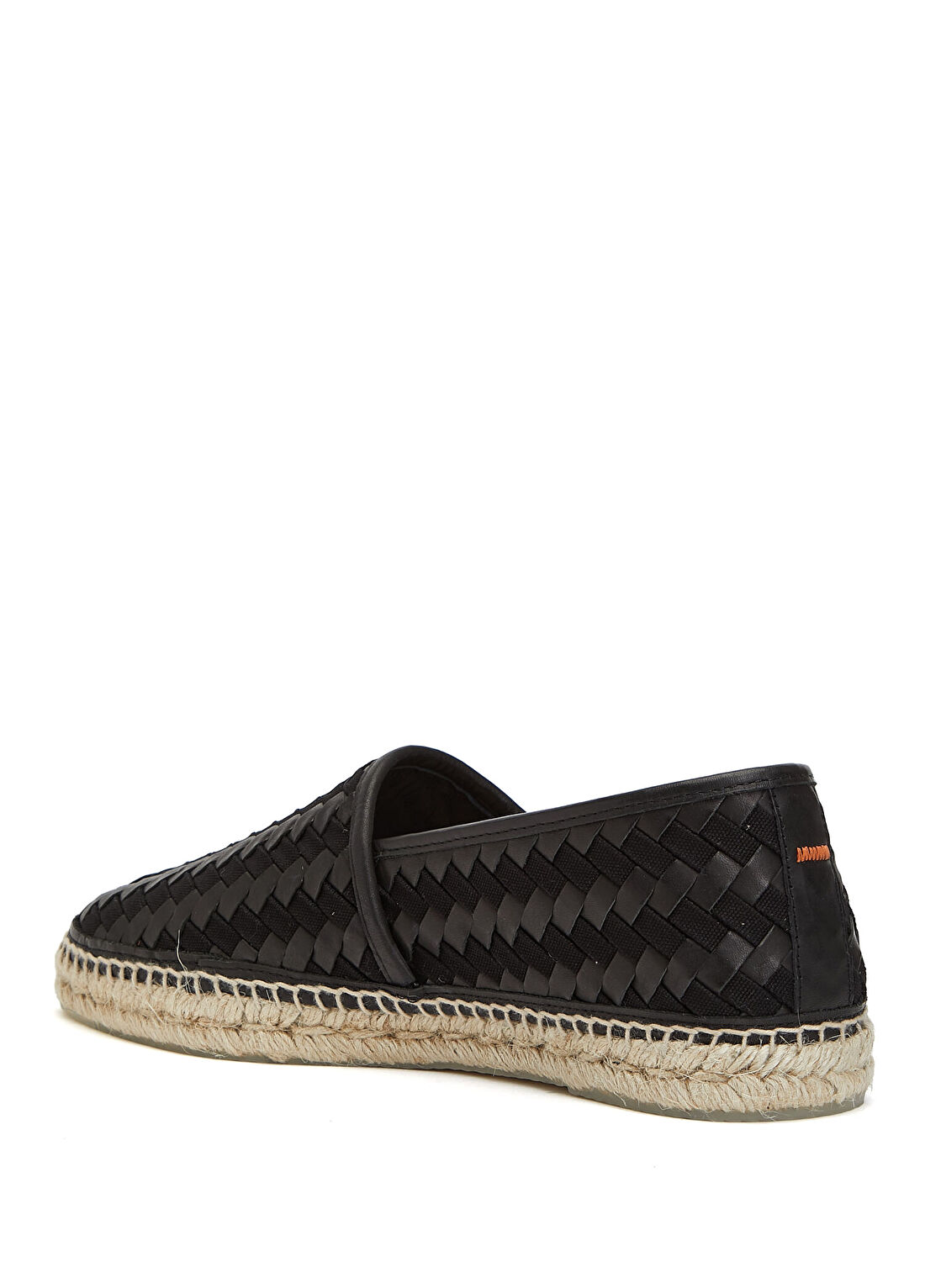 Castaner Paolo/286 Siyah Erkek Deri Espadril görsel 3