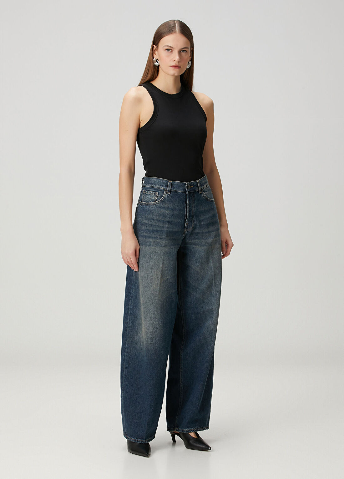 Haikure Bethany Koyu Mavi Jean Pantolon