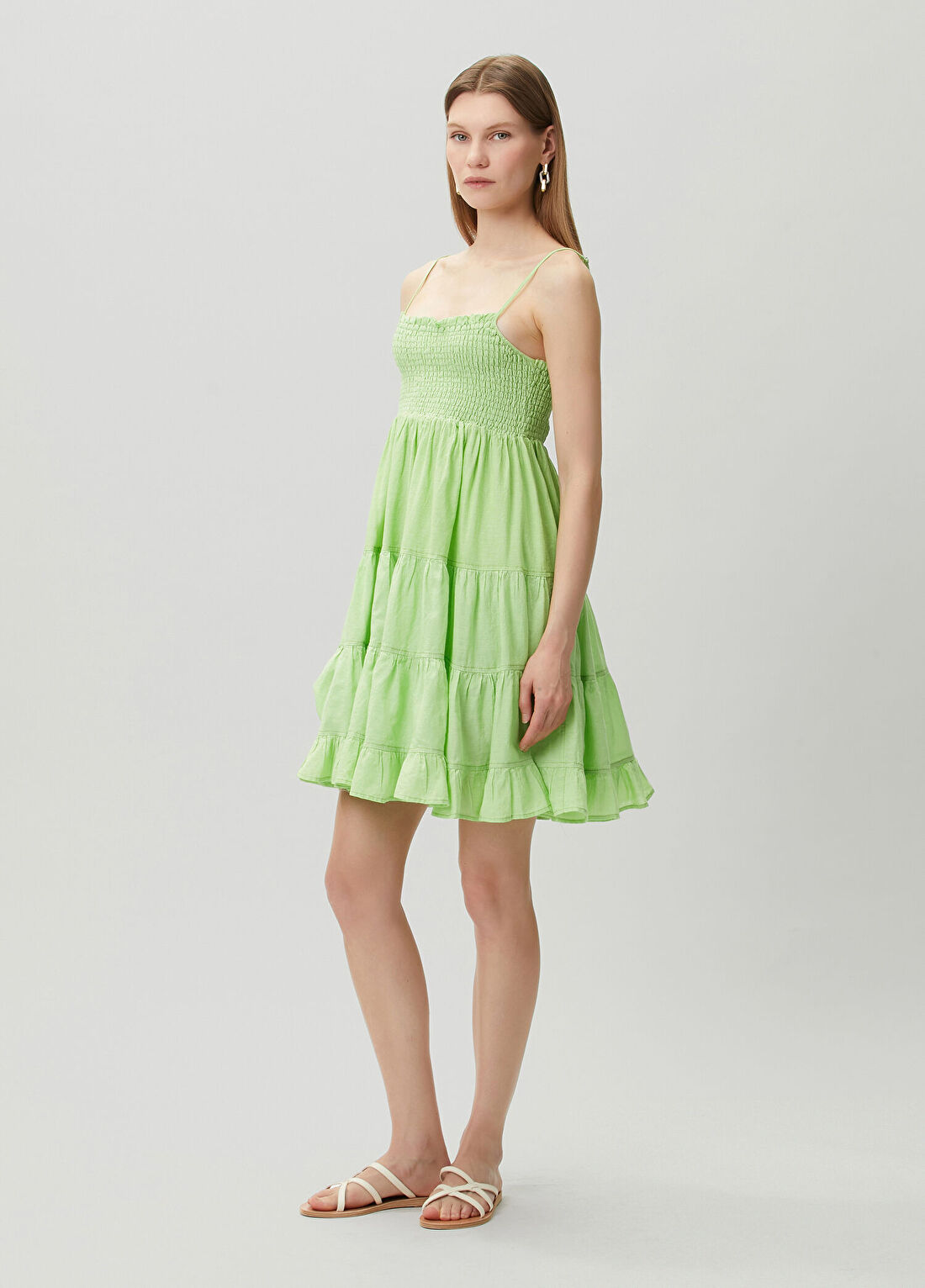 Devotion Calypso Yeşil Mini Plaj Elbisesi görsel 2