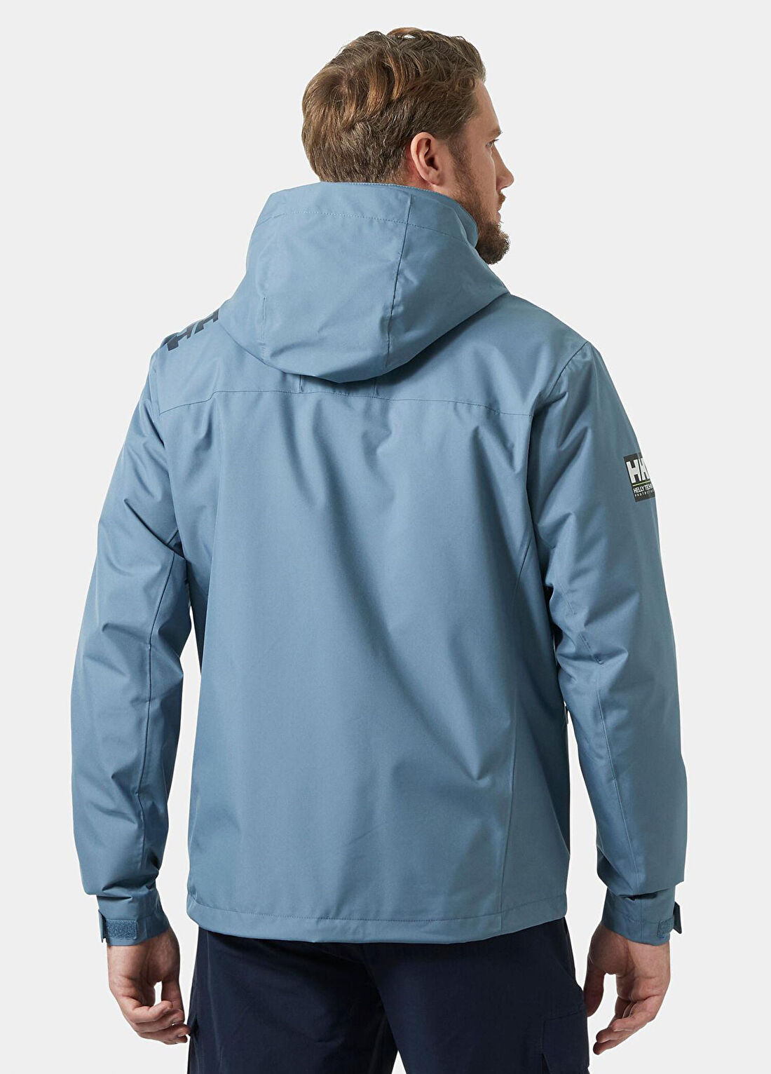 Helly Hansen Crew Hooded Midlayer Washed Navy Polarlı Erkek Mont 2 görsel 2