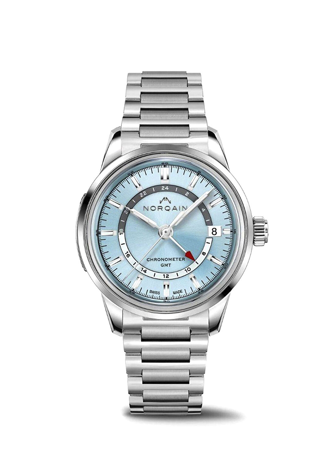 Norqain N2100.22S01.A01.S01 Metalik Gri Çelik Erkek Kol Saati