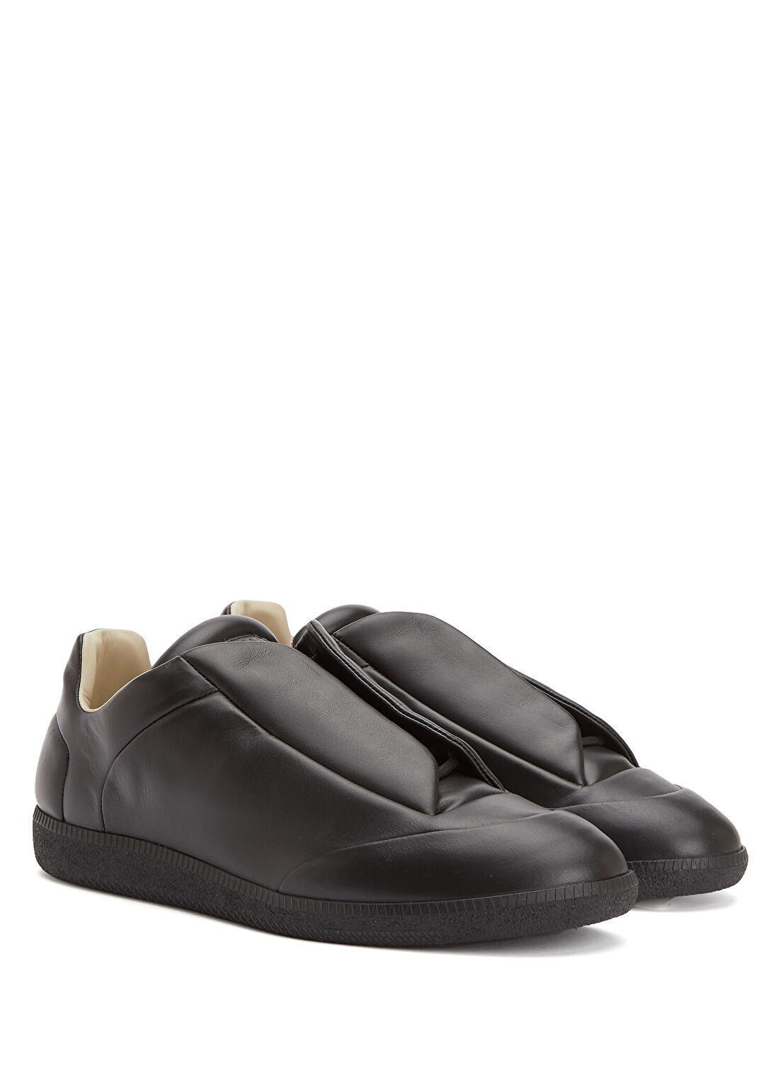 Maison Margiela Future Siyah Erkek Deri Sneaker görsel 2