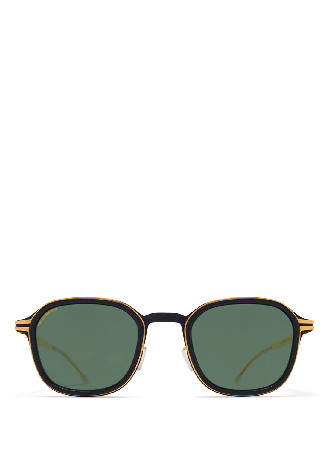 Mykita Mylon Fır C585 Pitch Black Glossy Gold Metal Unisex Güneş Gözlüğü