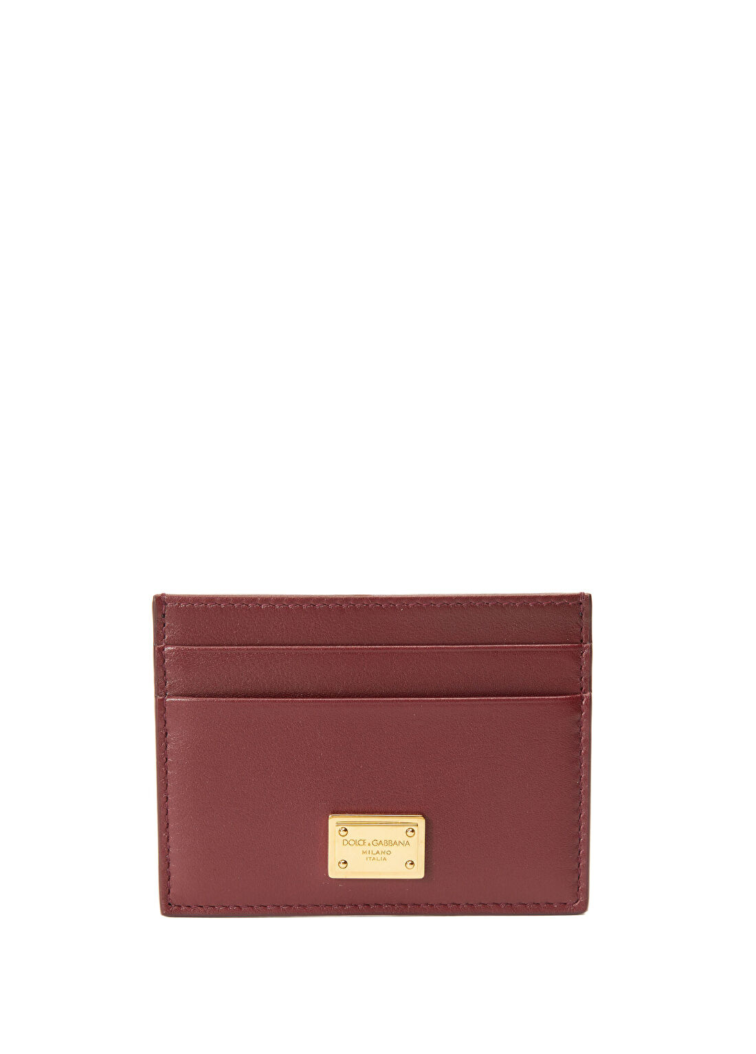 Dolce&Gabbana Sicily Bordo Kadın Deri Kartlık