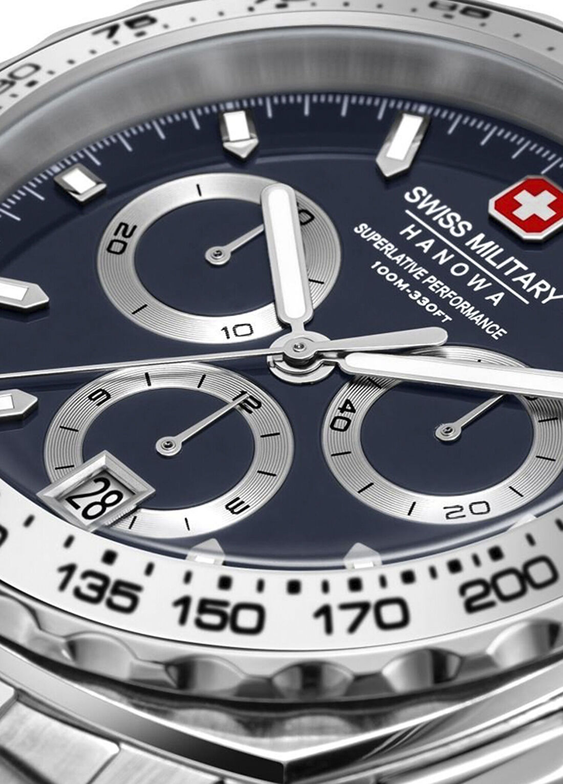 Swiss Military Hanowa SMWGI0006803 Gri Çelik Erkek Kol Saati görsel 4