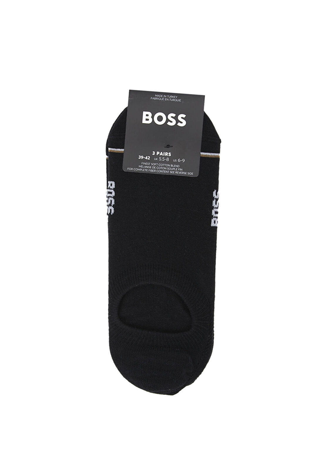 Boss Siyah 3lü Kadın Çorap
