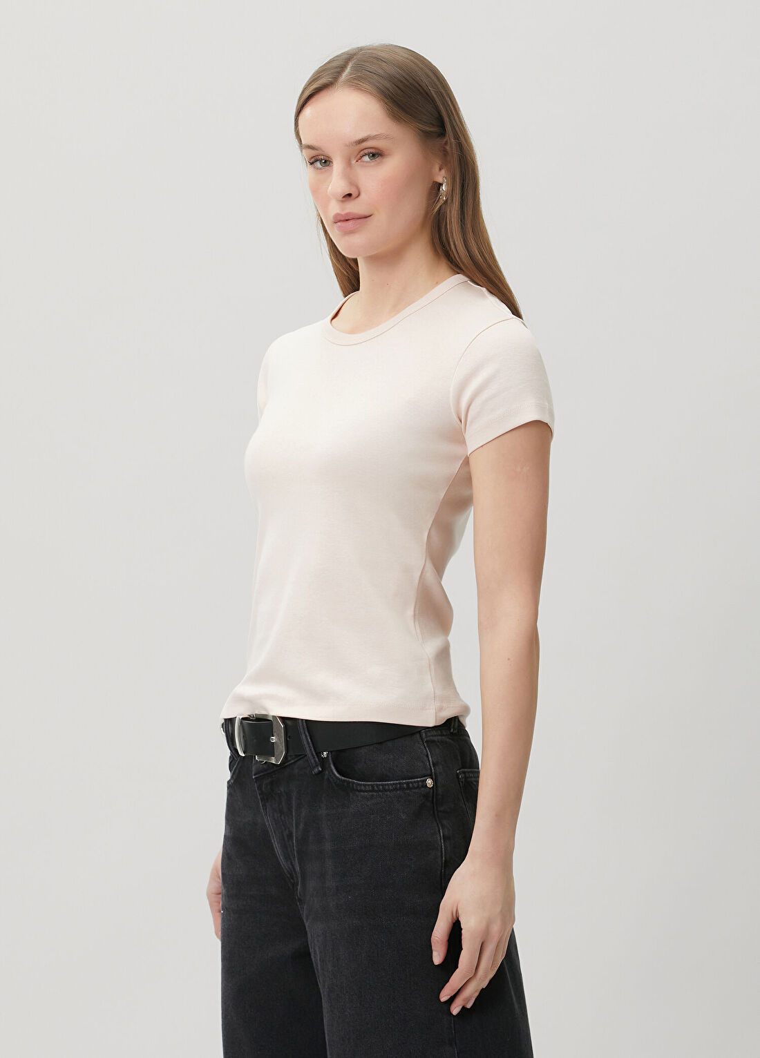 AllSaints Stevie Açık Pembe T-shirt