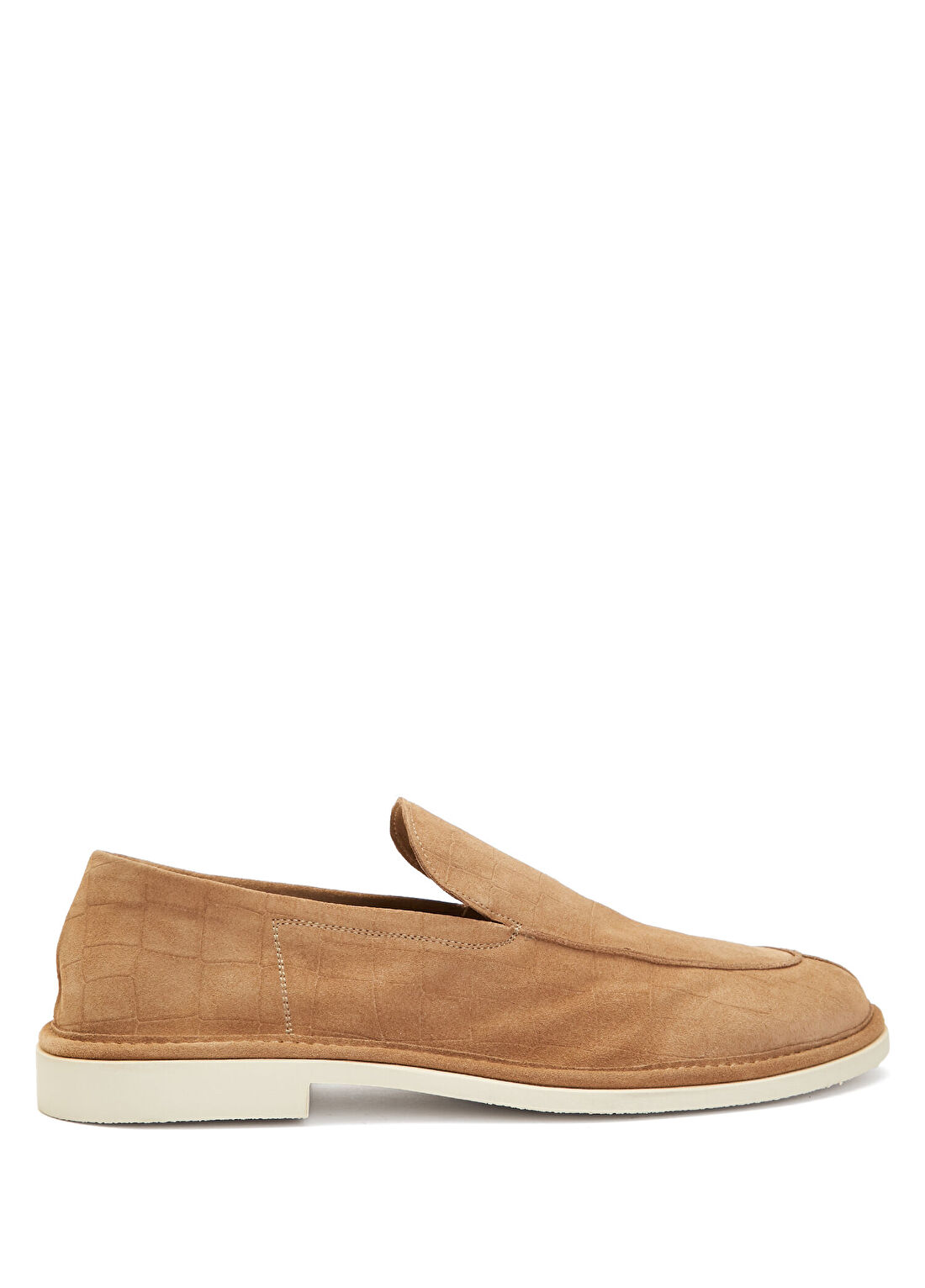 Pal Zileri Bej Erkek Süet Loafer