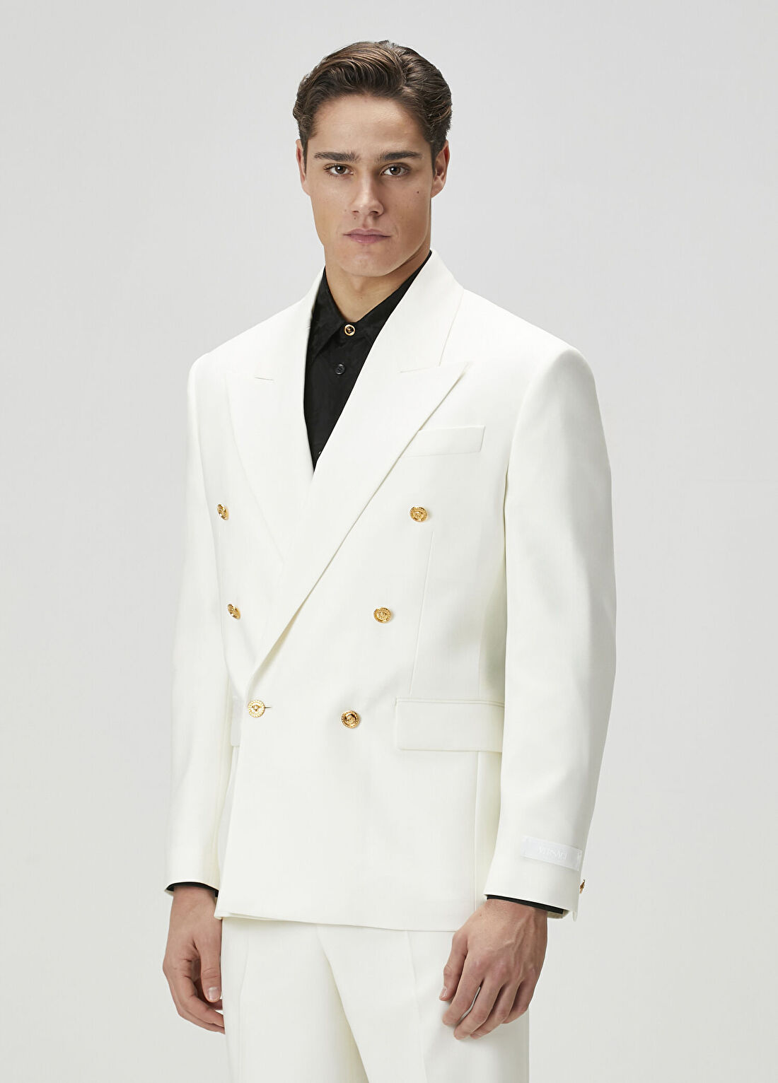 Versace Kırık Beyaz Yün Ceket görsel 3