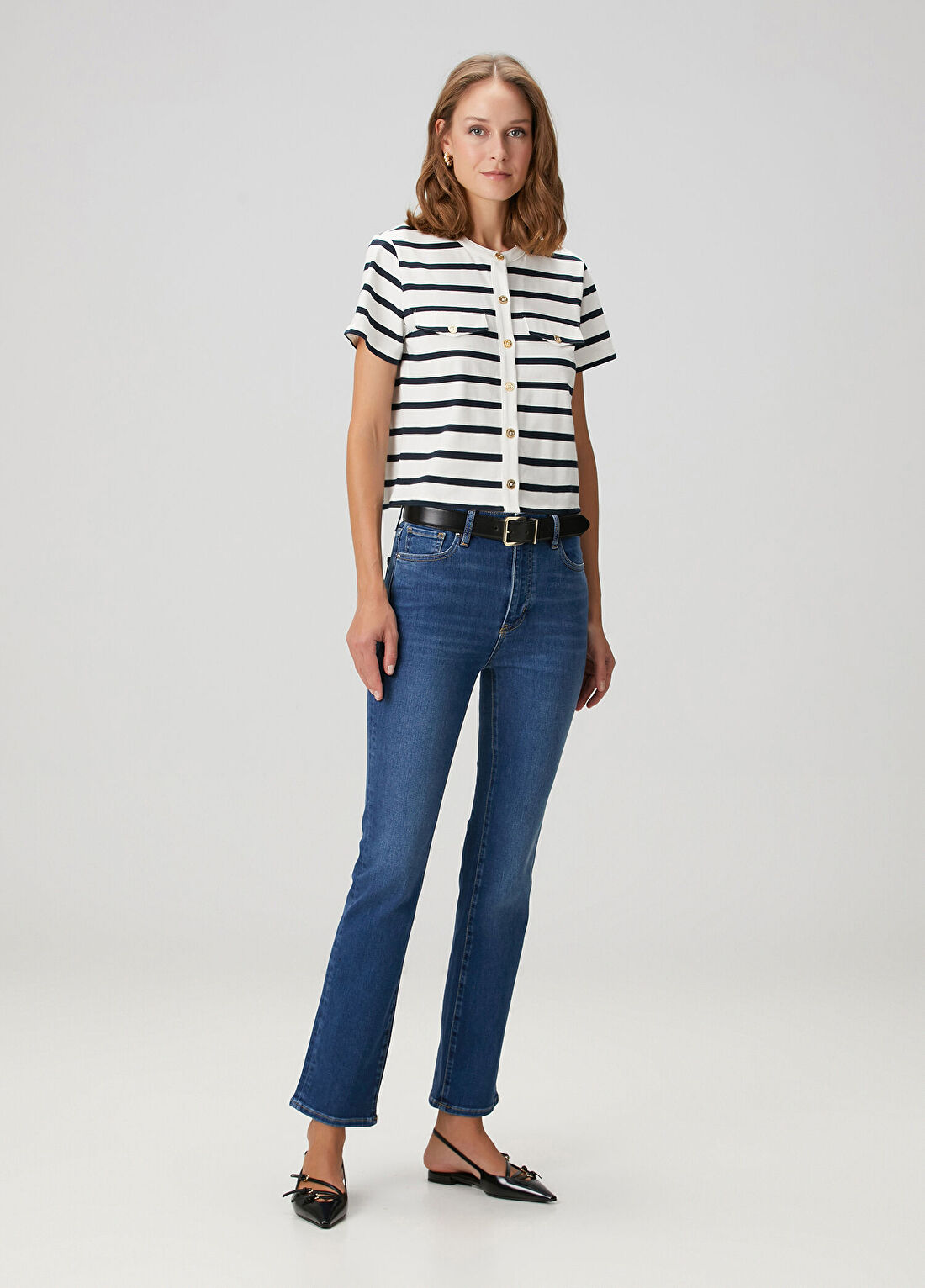 Frame Denim The Pencil Mavi Jean Pantolon