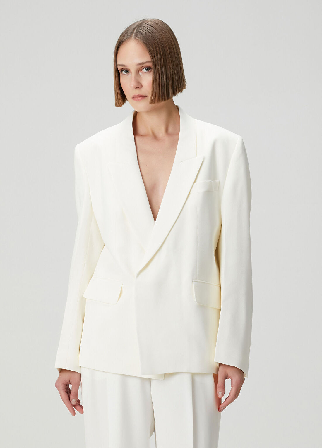 Victoria Beckham Fildişi Blazer