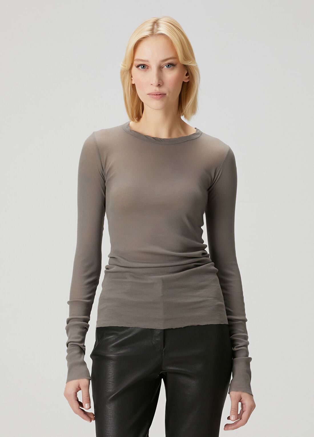 Rick Owens Vizon Uzun Kol T-shirt