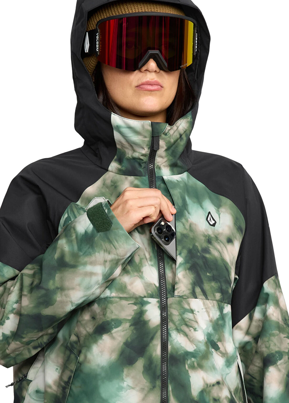 Volcom Agate Grn Yeşil Kadın Snowboard Mont görsel 4
