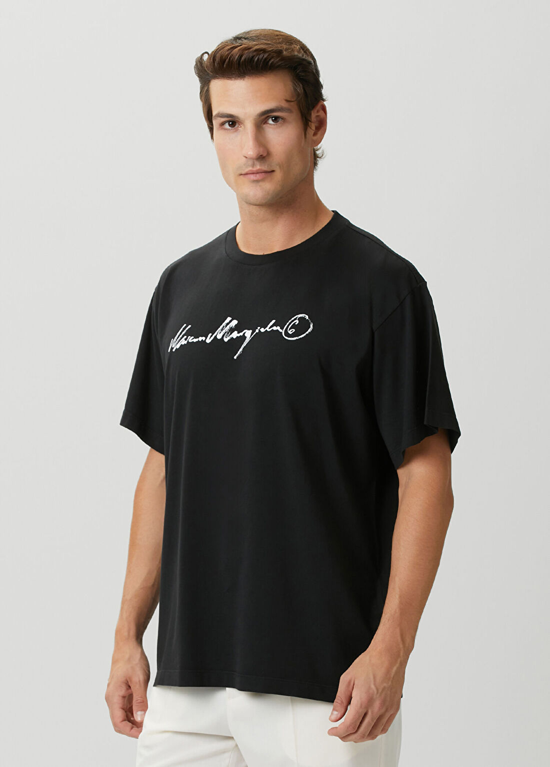 MM6 Maison Margiela Siyah T-shirt görsel 3