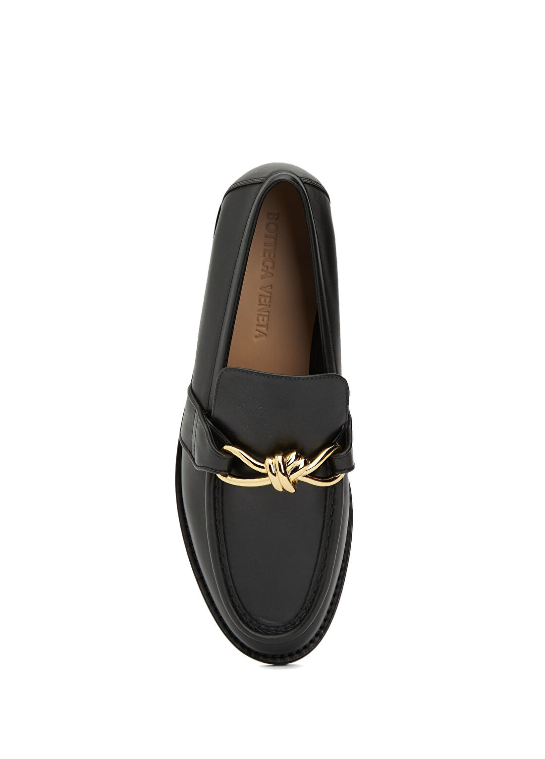 Bottega Veneta Astaire Siyah Kadın Deri Loafer görsel 4